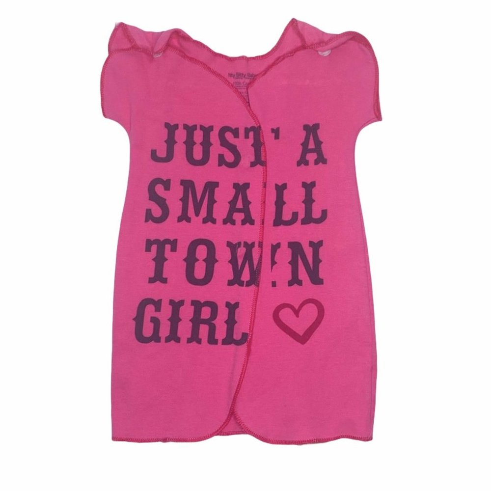 G02-Itty Bitty Baby, Preemie, s/s cotton knit gown